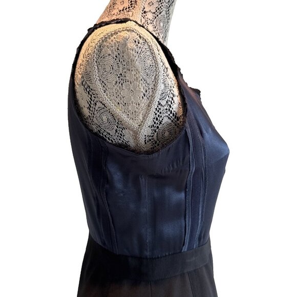 Banana Republic Size 4 Pencil Dress Length 36” silk &Wool-‎ Poly Spandex ZIP - Picture 10 of 16